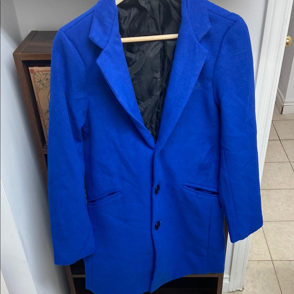 Korean Style Men's Blue Blazer